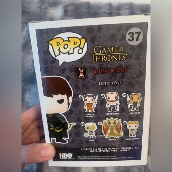 Funko Pop 37 Game of Thrones Ramsay Bolton (Gamestop Exclusive) figure - Picture 4 of 6
